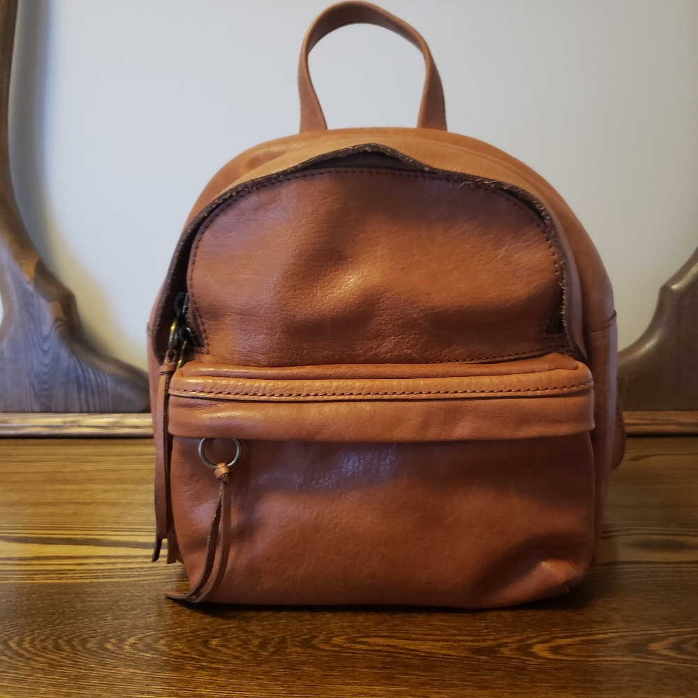 Madewell Mini Lorimer Backpack - English Saddle